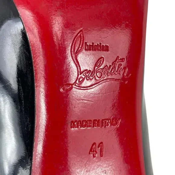 Christian Louboutin So Kate 120mm Patent Leather Pumps Black Size 41 - Picture 11 of 16
